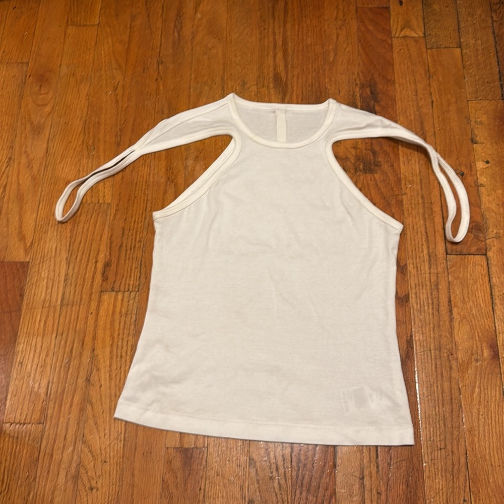 Dion Lee White Loop Tank